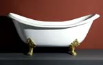 Canyon Bath clawfoot double slipper tubs